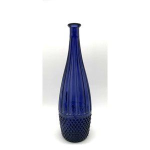 Vtg. Hobnail Diamond Empoli Rossini Decanter Bottle Hand Made in Italy